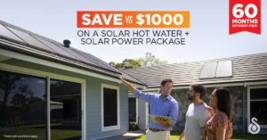 Solar Power Hot Water Combo Offer from Solahart Ballarat