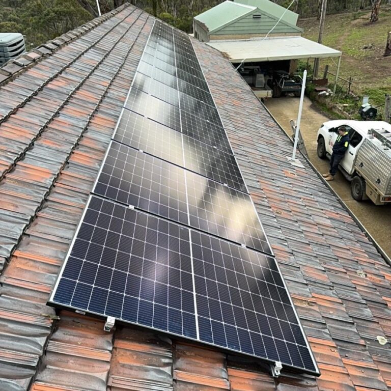 Solar power installation in Coimadai by Solahart Ballarat and Bacchus Marsh