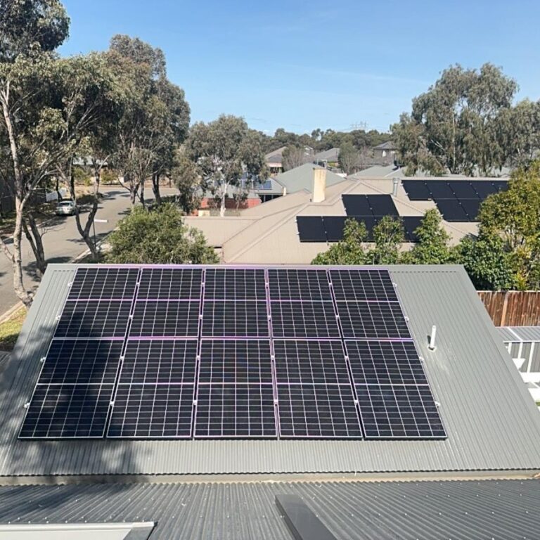 Solar power installation in Eynesbury by Solahart Ballarat and Bacchus Marsh