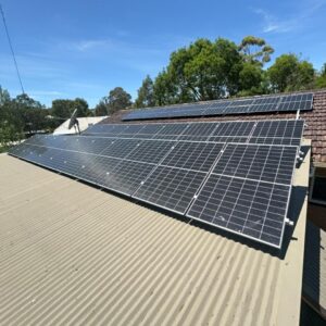 Solar power installation in Newstead by Solahart Ballarat and Bacchus Marsh