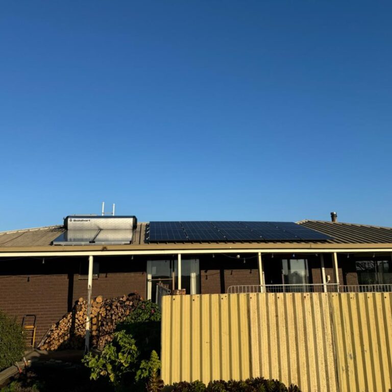 Solar power installation in Warrnambool by Solahart Ballarat and Bacchus Marsh
